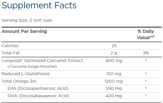 Nodir Naturals Ultimate Omega + Curcumin