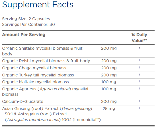 Nordic Naturals Immune Mushroom Complex