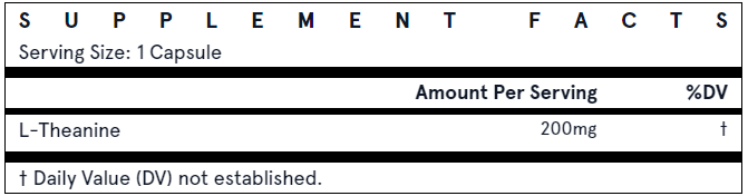 Theanine 200 - 200mg