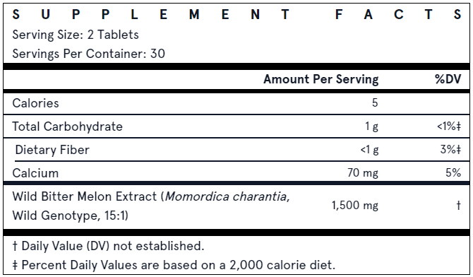 Wild Bitter Melon Extract