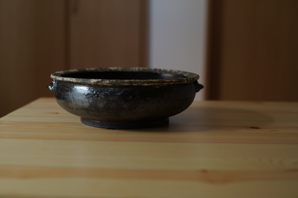 平井悠一 - 陶工房つばめ | 耳付きカレー皿 / 泥彩