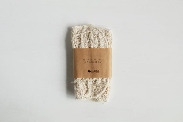 木玉毛織 | ガラ紡のお顔洗い