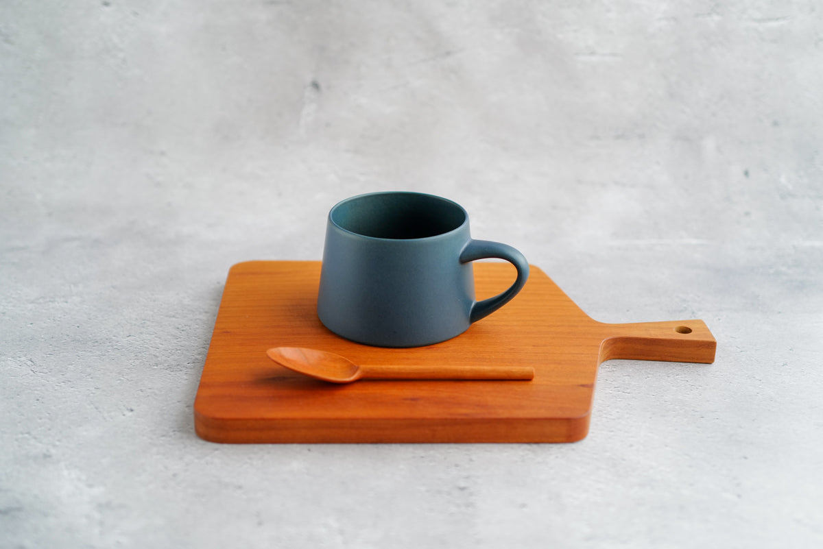 KANEAKI SAKAI POTTERY | flat mug / S / コバルト