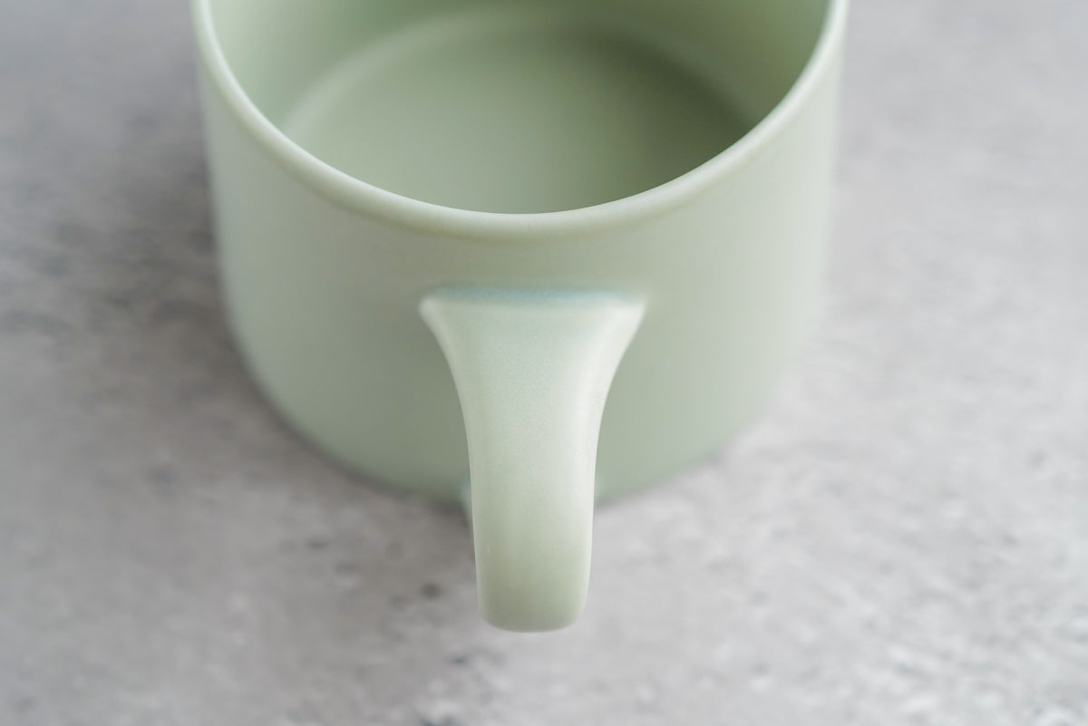 KANEAKI SAKAI POTTERY | flat mug / S / ペールブルー