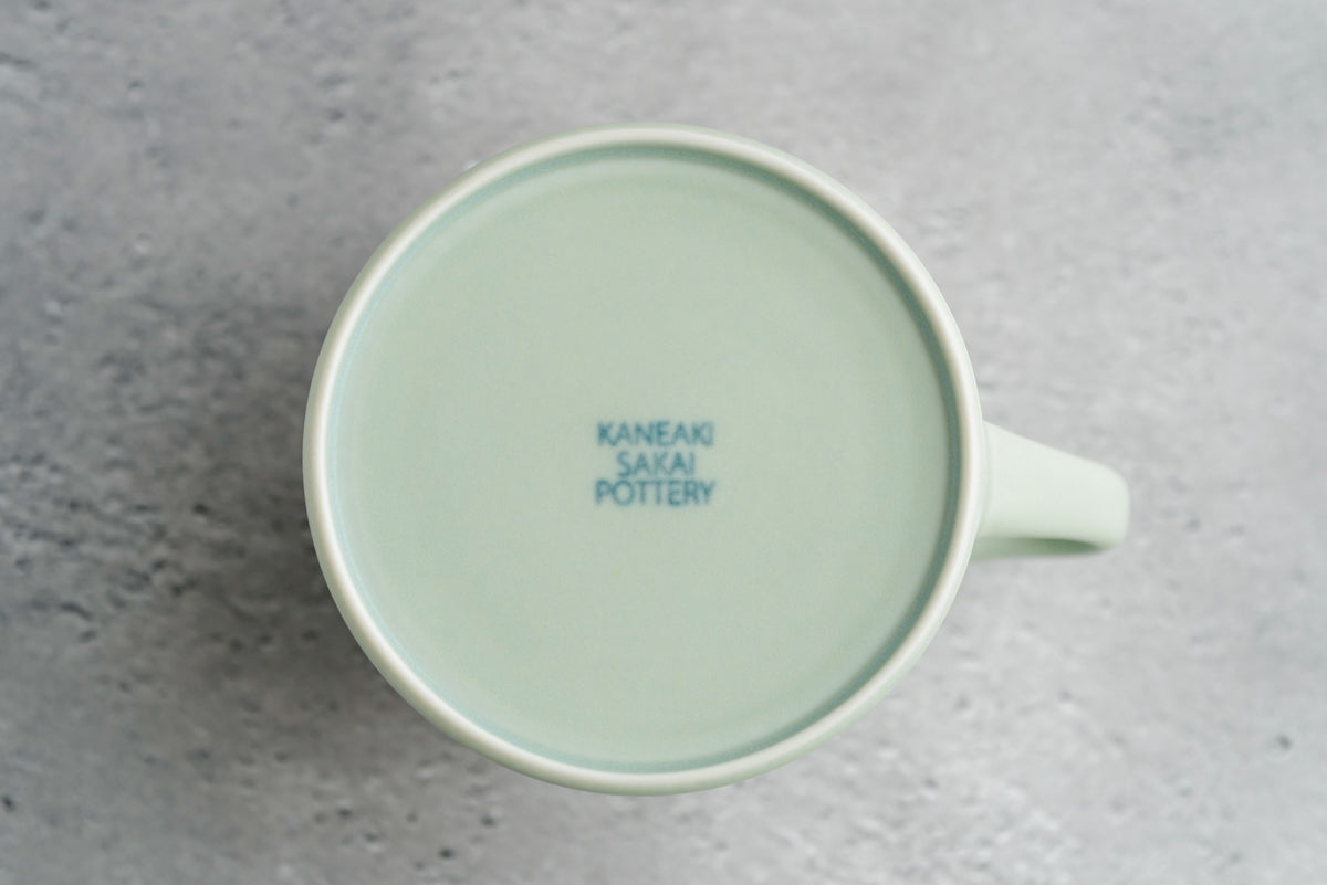 KANEAKI SAKAI POTTERY | flat mug / S / ペールブルー