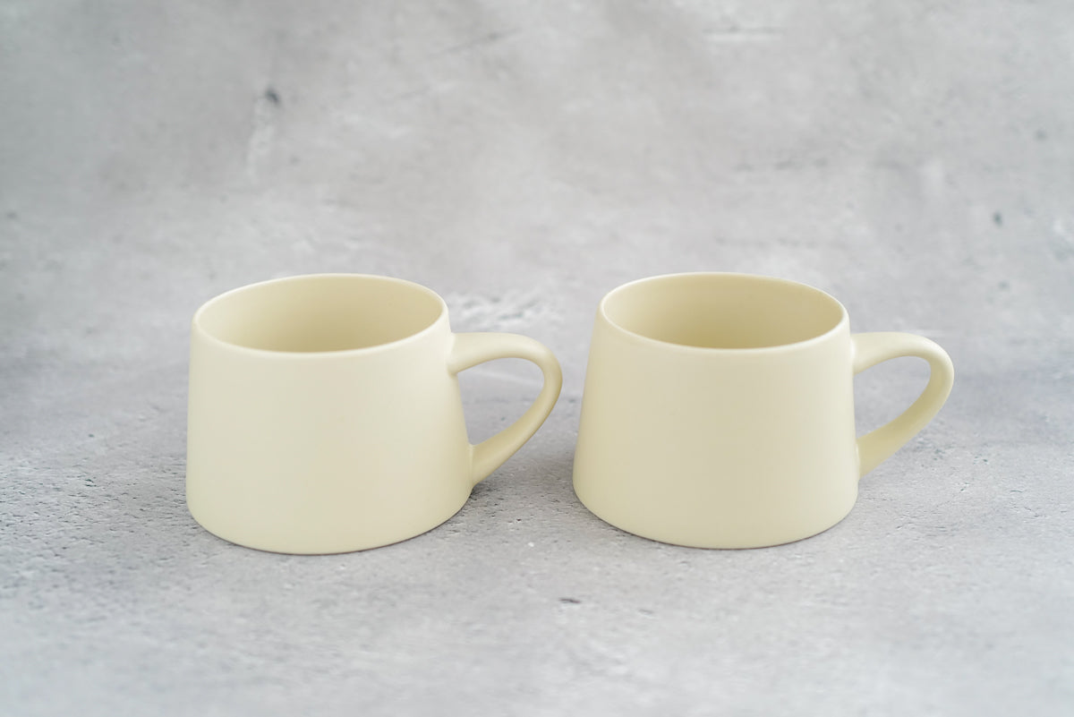 KANEAKI SAKAI POTTERY | flat mug / S / アイボリー