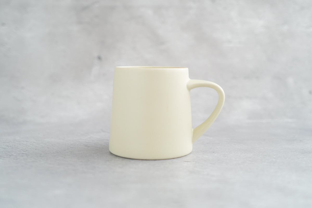 KANEAKI SAKAI POTTERY | flat mug / L / アイボリー