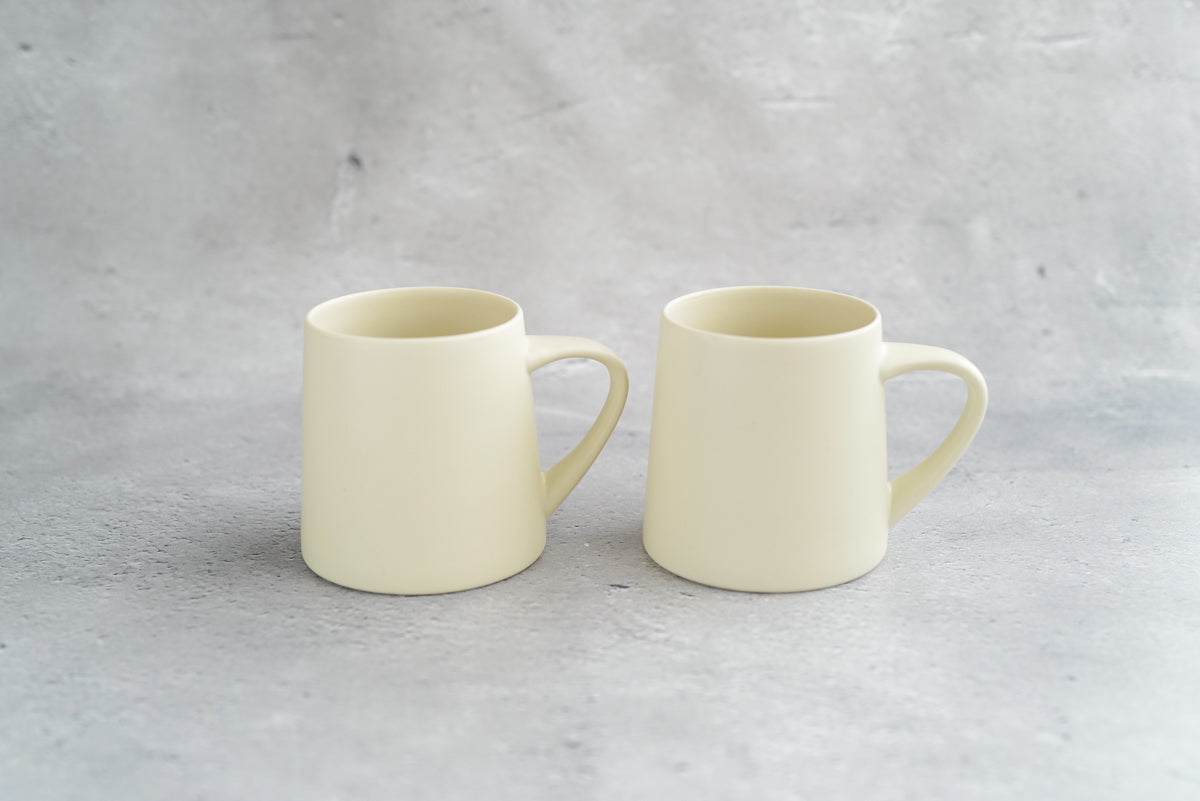 KANEAKI SAKAI POTTERY | flat mug / L / アイボリー
