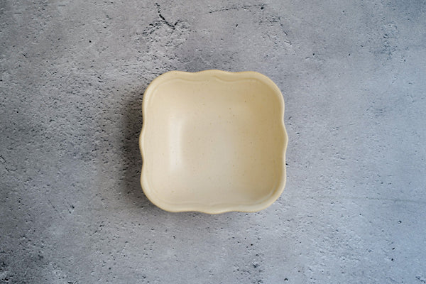 陶房マルヨウ | スクエア洋皿 / 小 / 13cm / 白