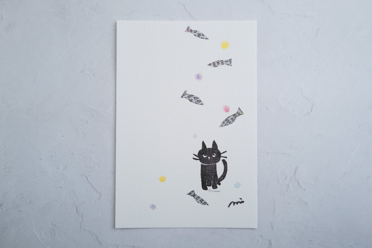 ツメサキの世界 | ポストカード / 黒猫のみた夢