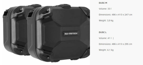 DUSC case size and specifications