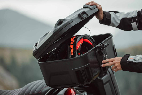 SW-Motech top case for motorcycles