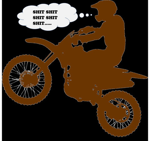 brown motorcycle rider