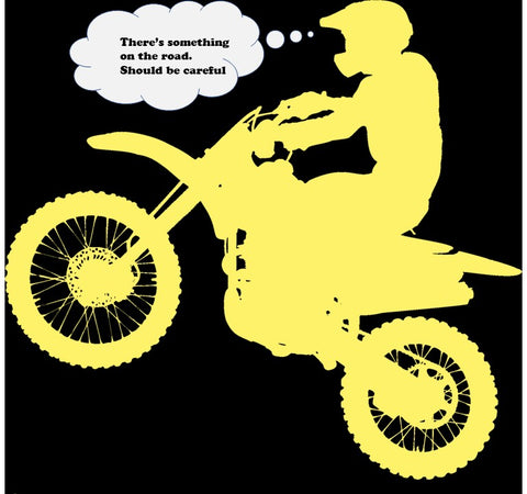 yellow motorcyce rider