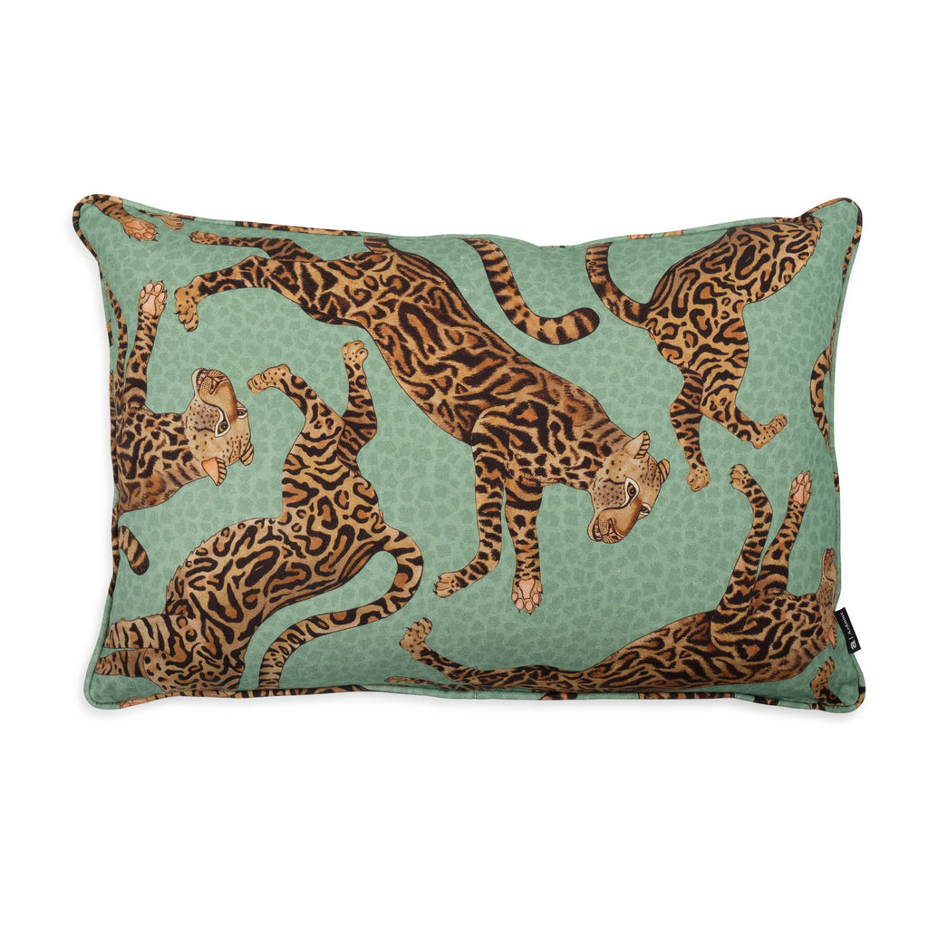 Pair of Adrmore Silk Lovebird Leopard Pillow Covers — GoneGirl