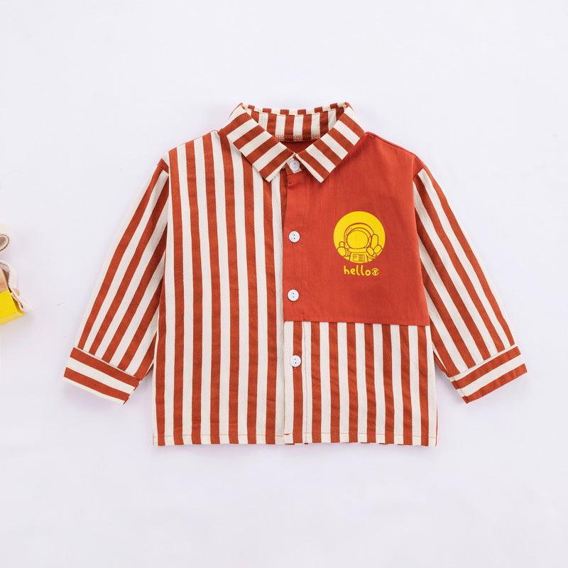 9months-4years Baby Toddler Blouses Striped Shirt Wholesale Toddler Clothing