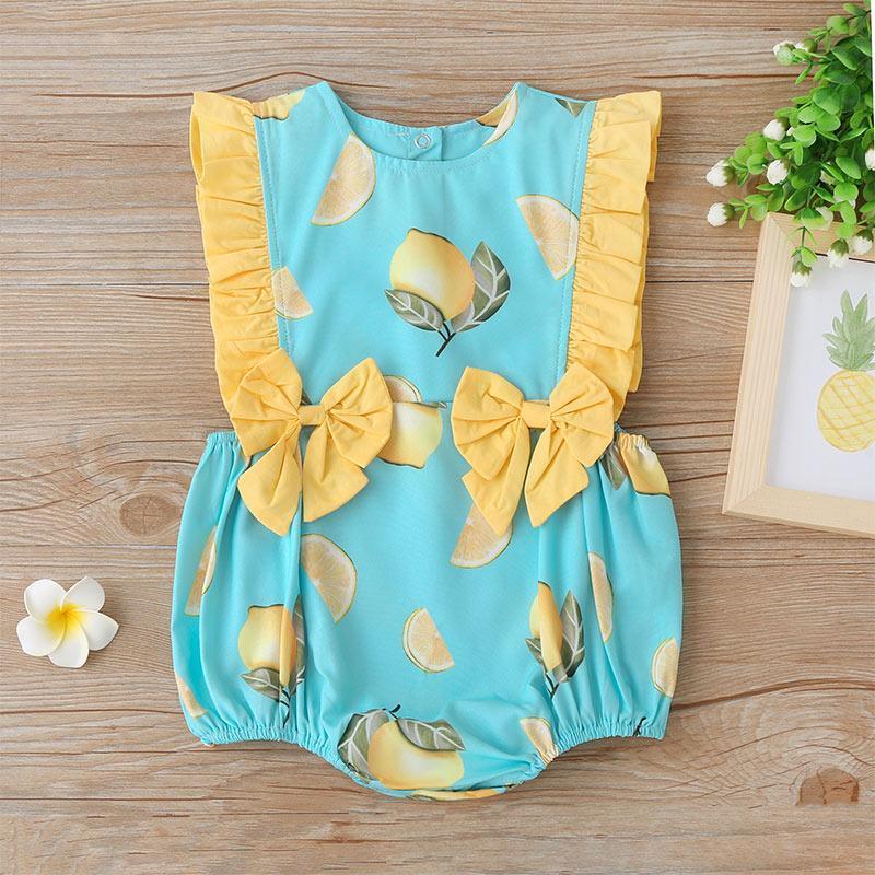 Baby Girl Fruit Pattern Bodysuit