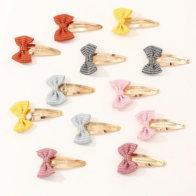 6-piece Bow Decor Hair Clip for Girl