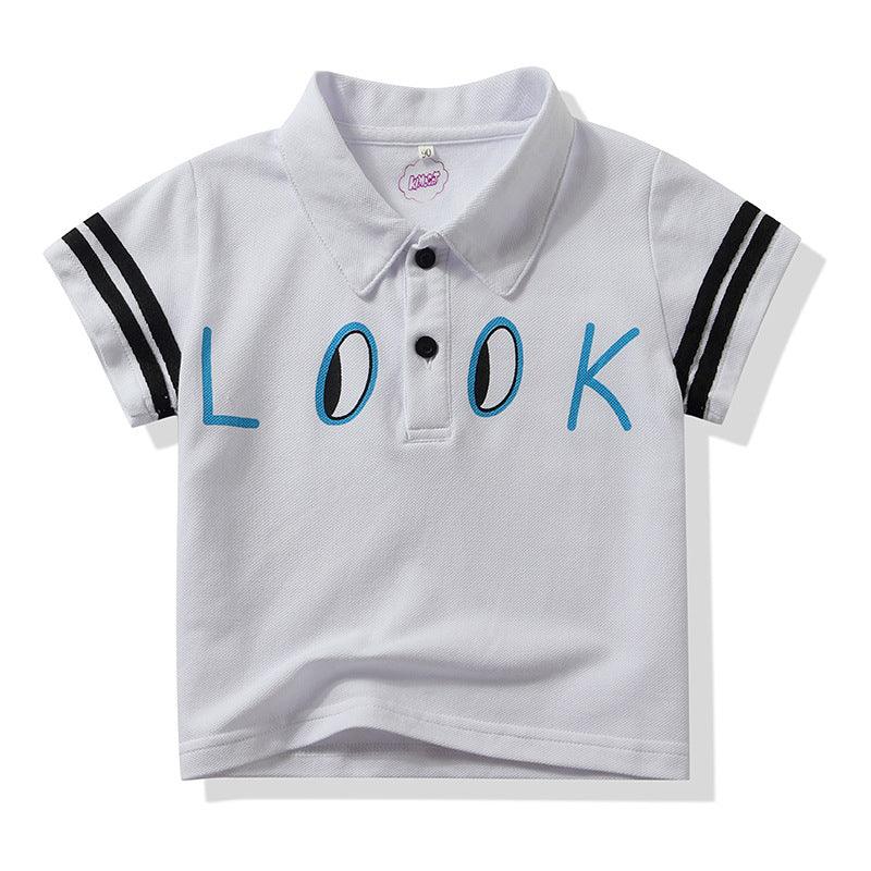 9months-5years Toddler Boy T-Shirt Summer Children Clothing Short Sleeve Boys Lapel POLO Shirt