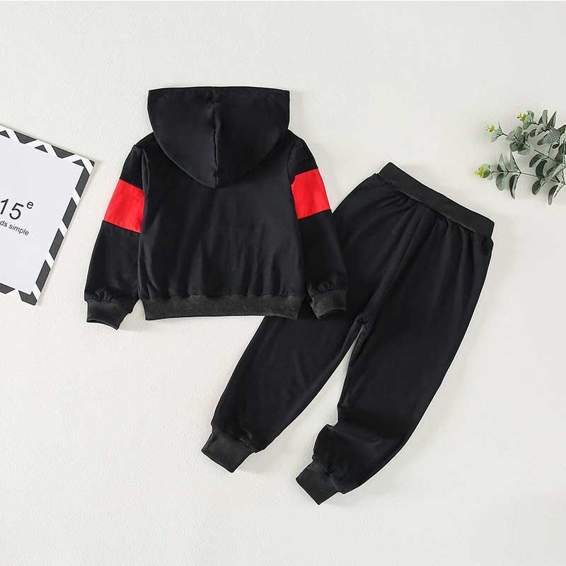 2-piece Letter Pattern Hoodie & Pants for Children