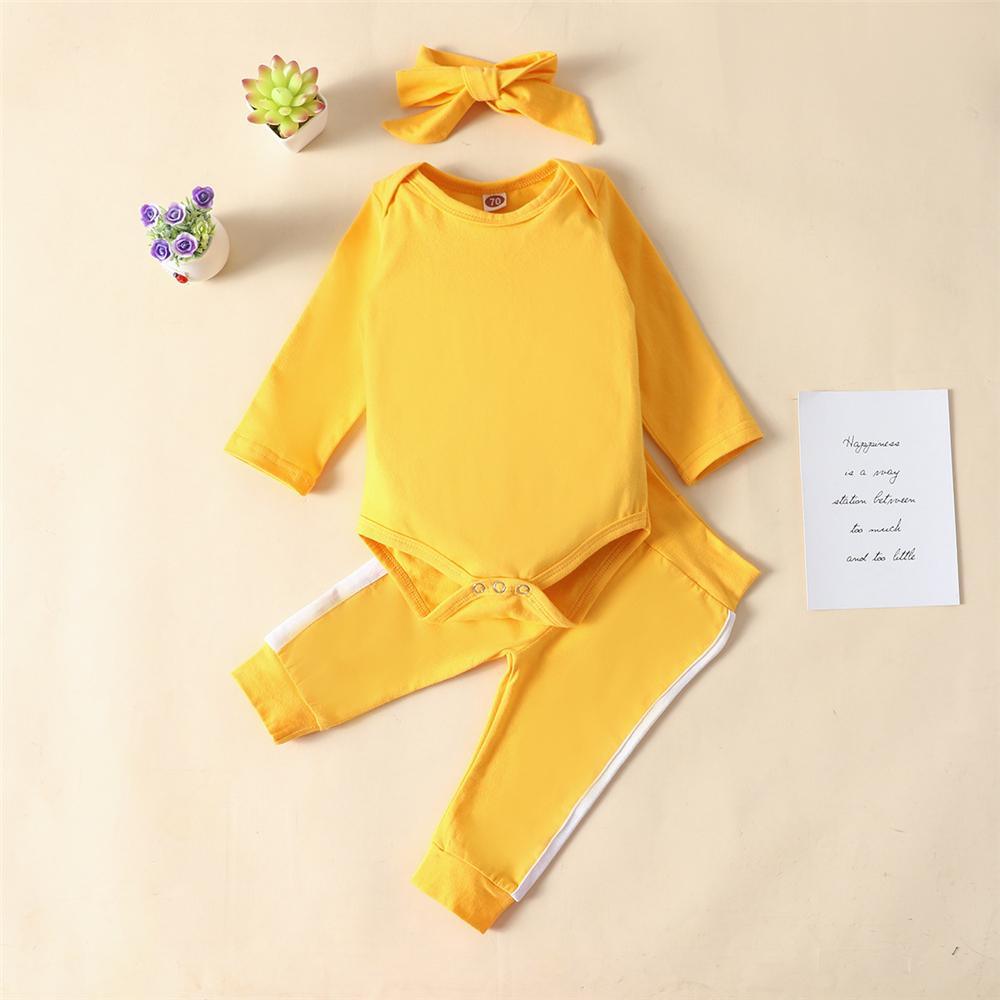 Baby Girls 3-Piece Long Sleeve Tracksuit Baby Clothing Cheap Wholesale