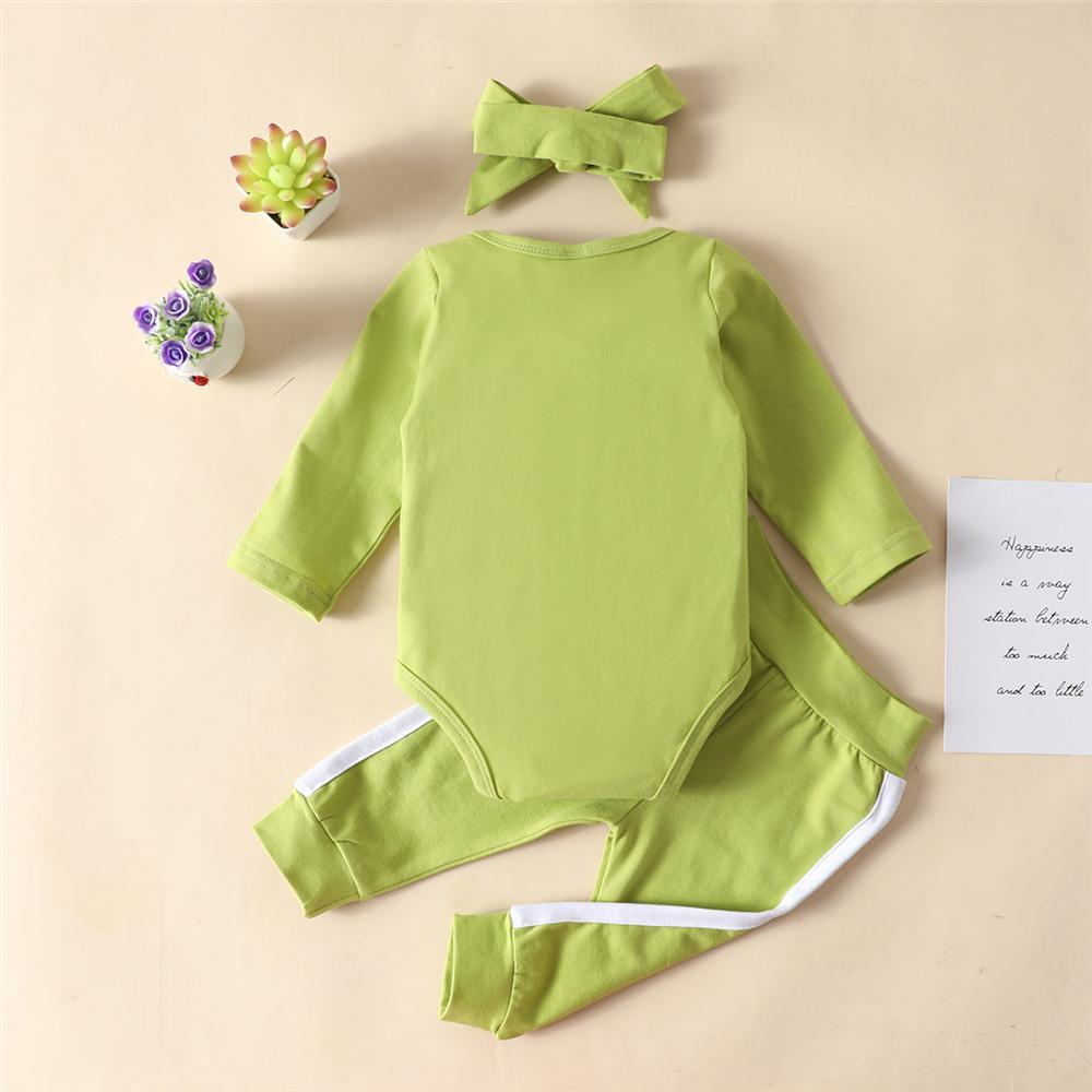 Baby Girls 3-Piece Long Sleeve Tracksuit Baby Clothing Cheap Wholesale