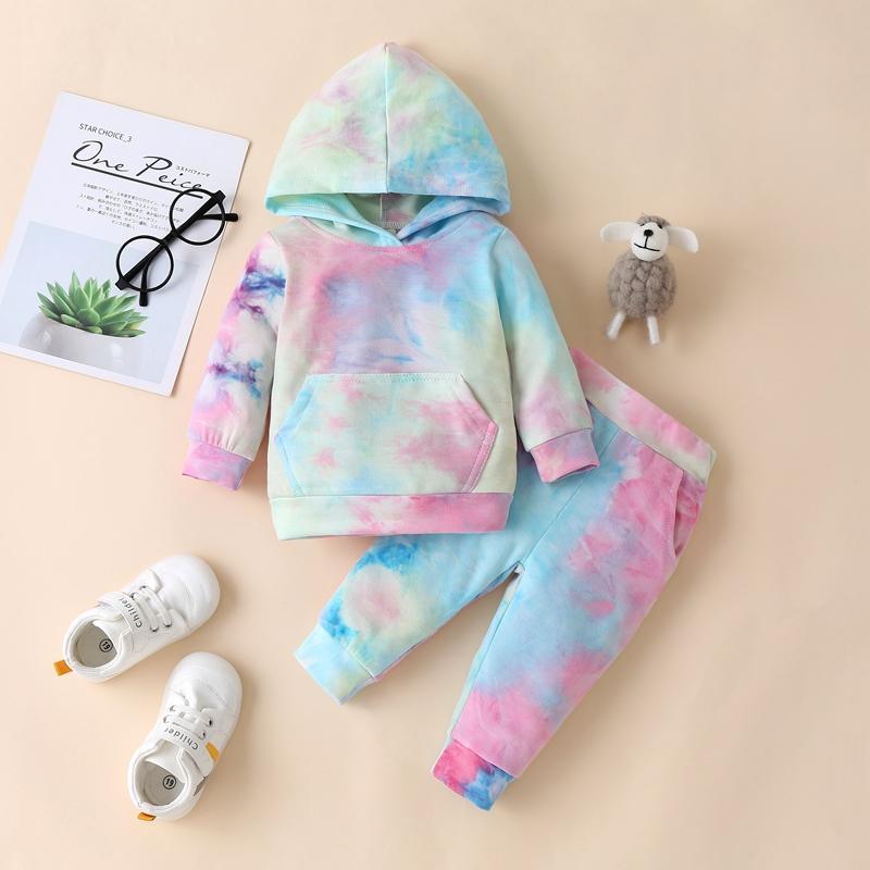 2-piece Tie dye Hoodie & Pants for Baby