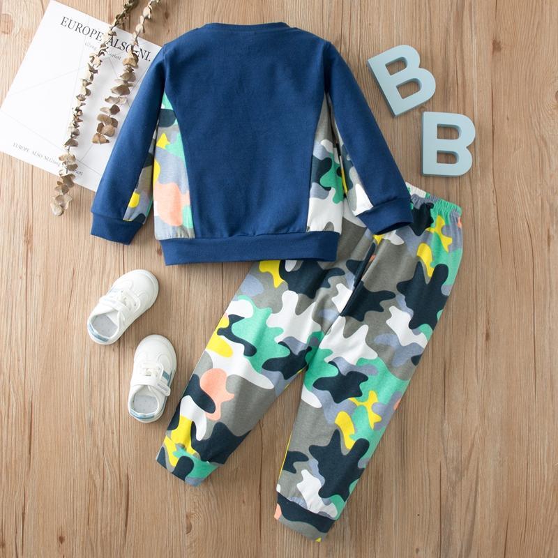 2-piece Camouflage Sweatshirt & Pants for Children