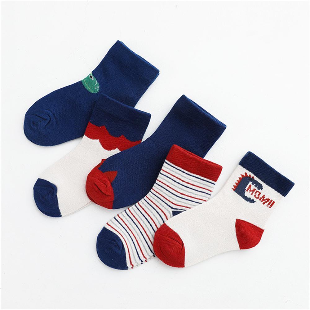 Baby 5-Pairs Cartoon Casual Socks Sets Baby Accessories Wholesale