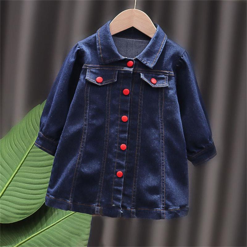 baby girl clothes wholesale lots Baby Girl Solid Color Denim Fabric Dress