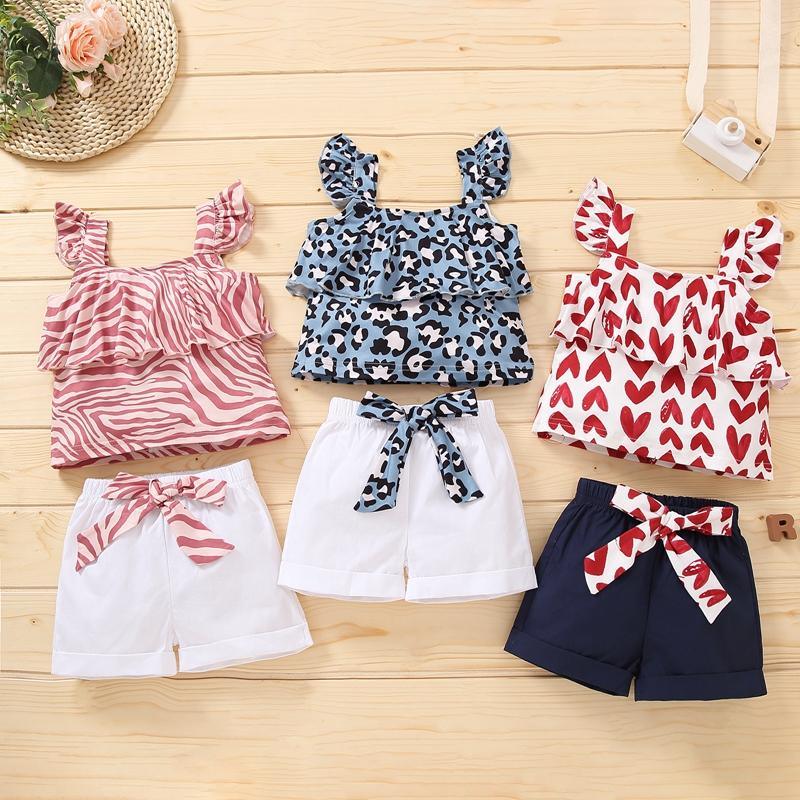 Baby Girl Printing Cami Top & Shorts Children's Clothing