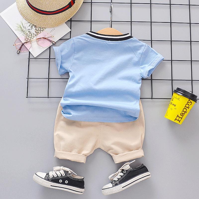 2-piece Penguin Pattern T-shirt & Shorts for Children Boy