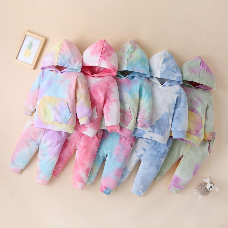 2-piece Tie dye Hoodie & Pants for Baby