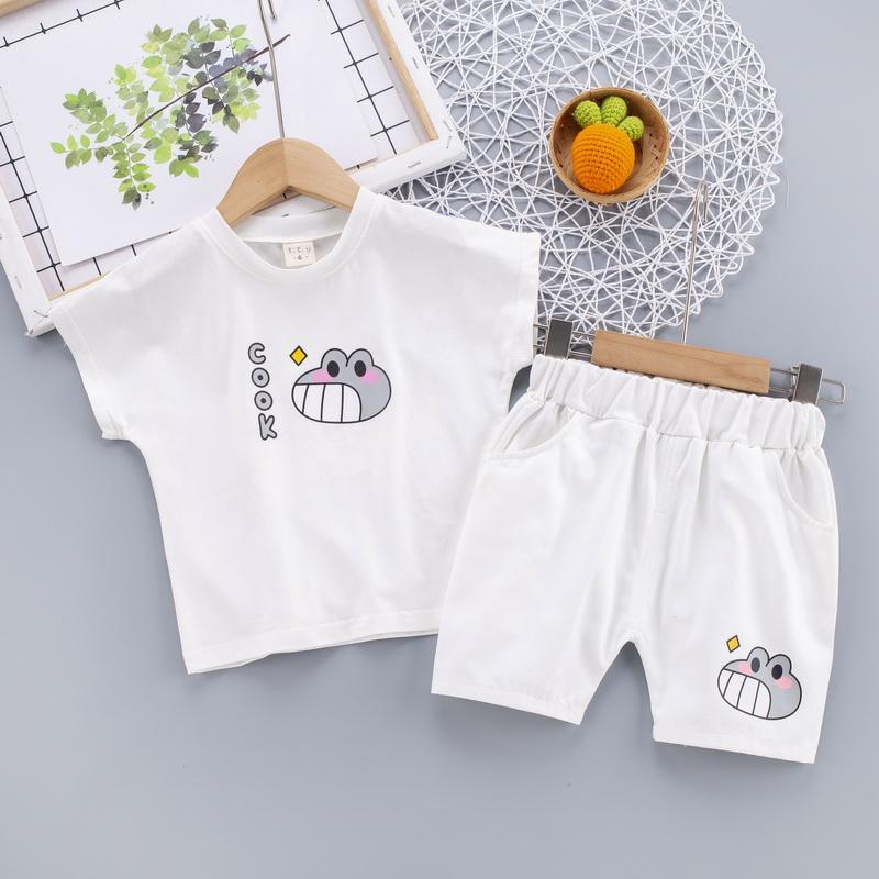 2-piece Cartoon Pattern T-shirt & Shorts for Toddler Girl