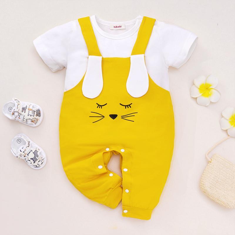 Baby Girl Rabbit Pattern Jumpsuit