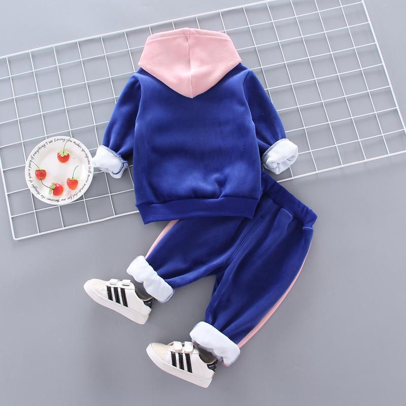 2-piece Fleece-lined Hoodie & Pants for Toddler Girl