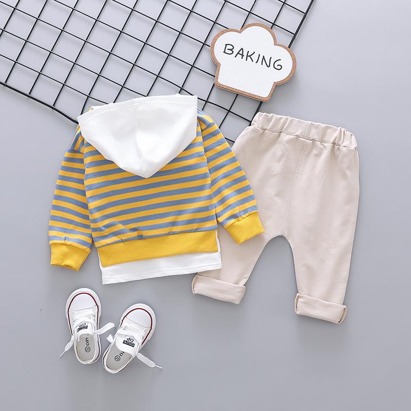 2-piece Striped Hoodie & Pants for Children Boy