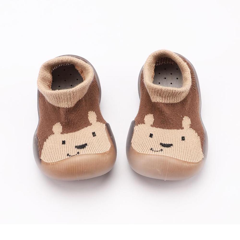 Baby Animal Printed Knitted Soft Sock Flats