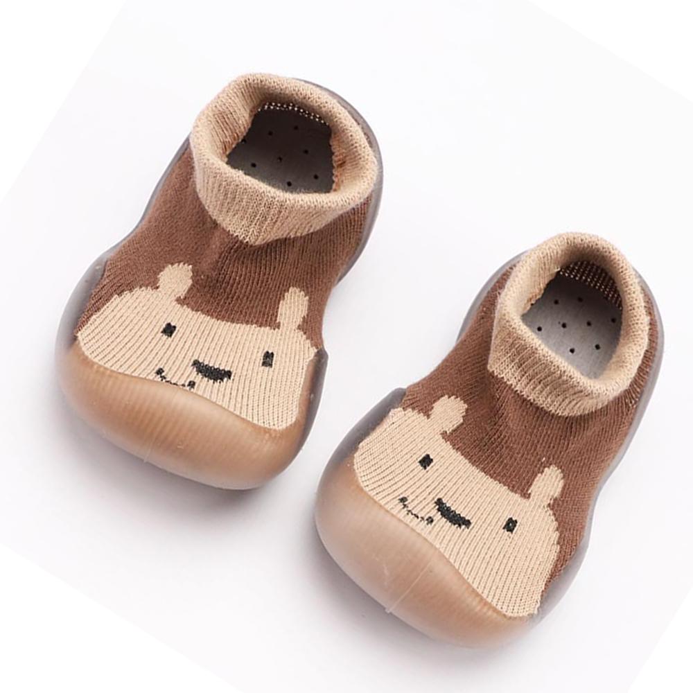 Baby Animal Printed Knitted Soft Sock Flats