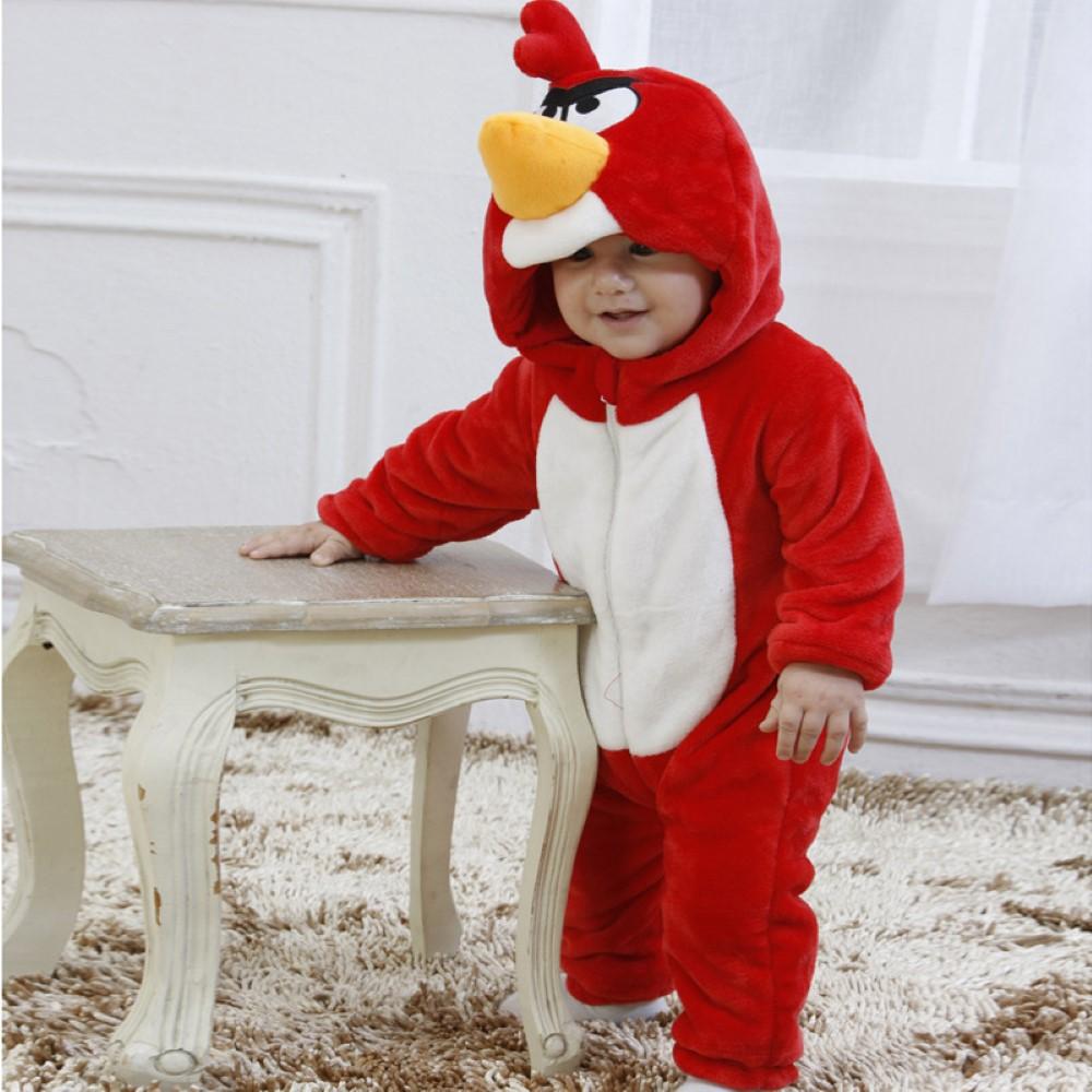 Baby Girls Cartoon Bird Romper Wholesale Clothing For Children