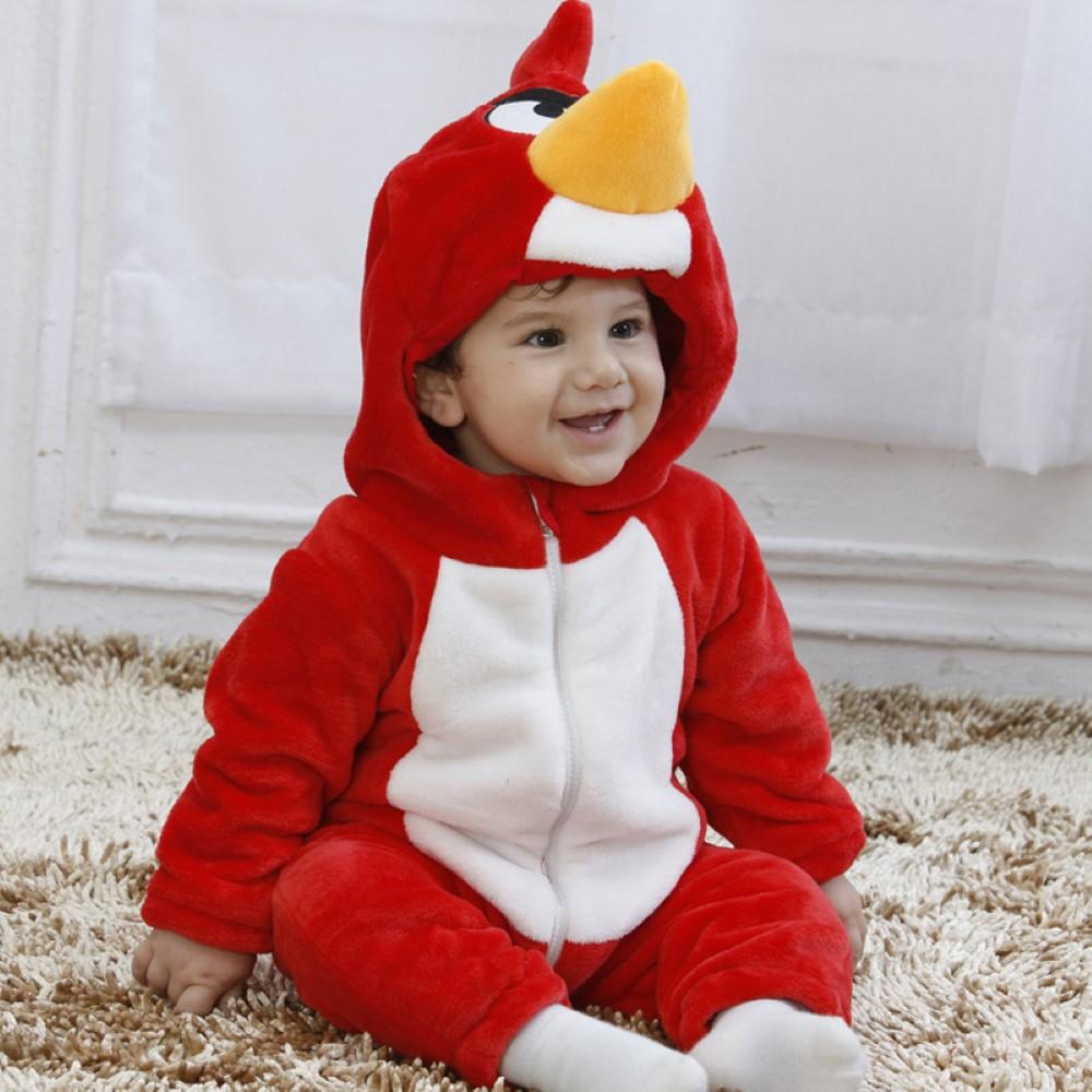 Baby Girls Cartoon Bird Romper Wholesale Clothing For Children