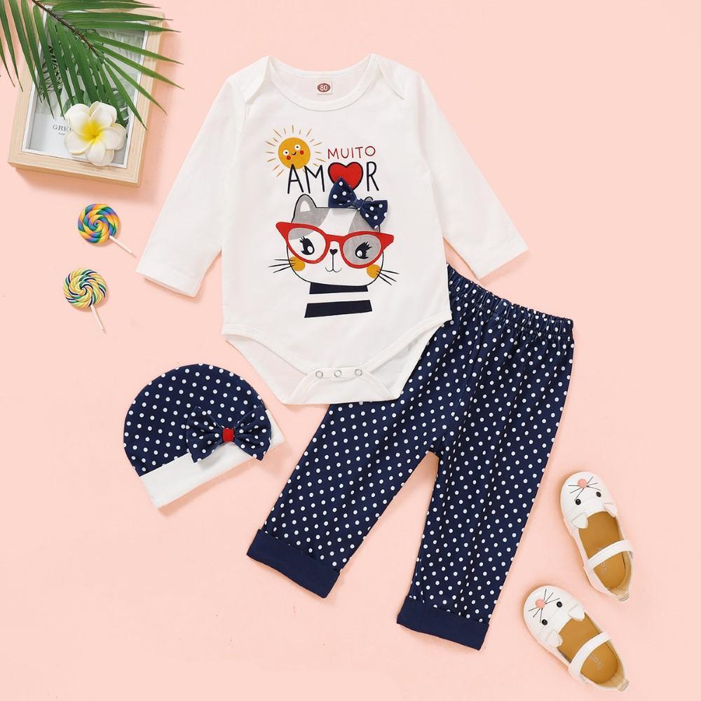 Baby Girls Cartoon Romper Print Buy Baby Clothes Wholesale