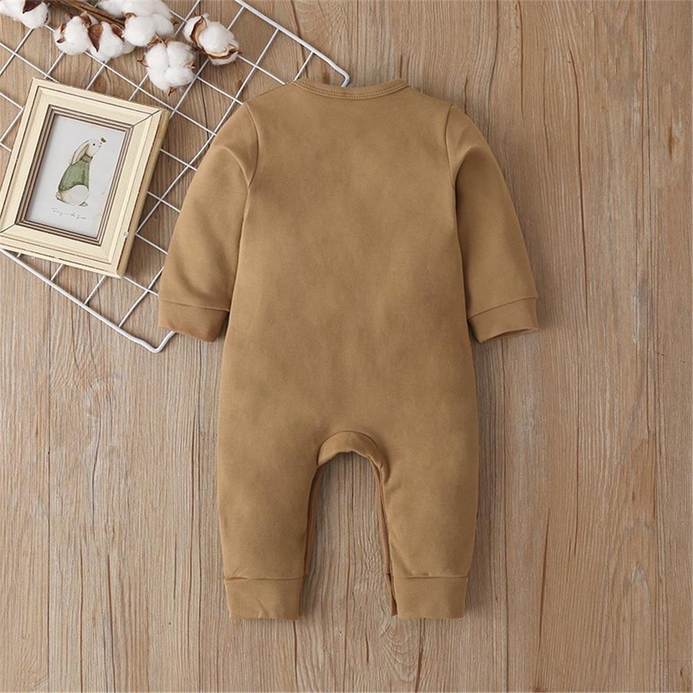 Baby Bear Cartoon Casual Rompers