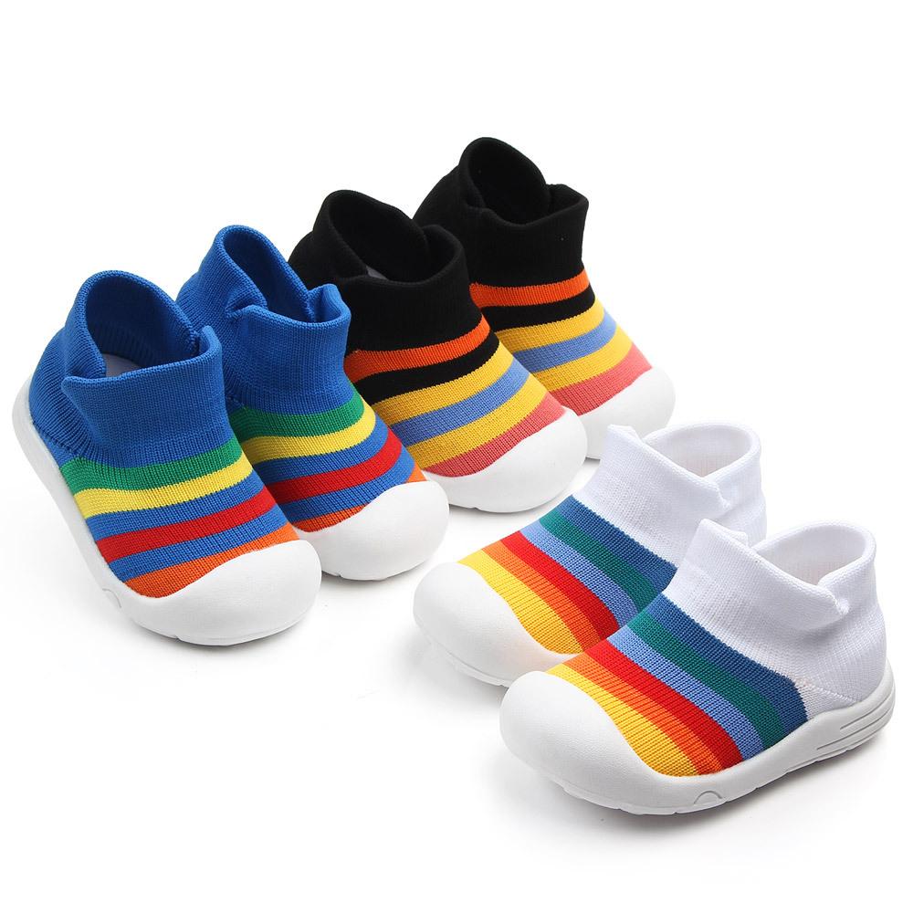 Baby Breathable Non-slip Striped Toddler Sneakers