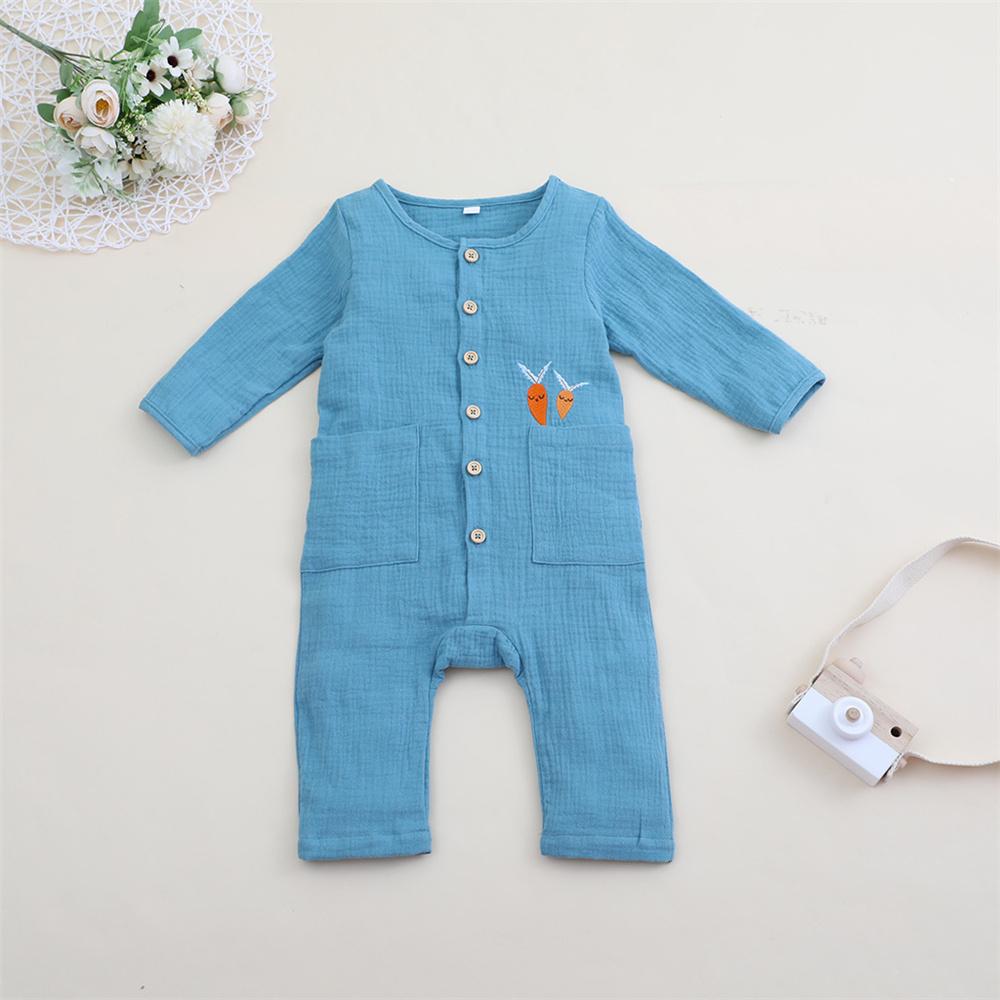 Baby Girls Cardigan Long Sleeve Carrot Pocket Romper Buy Baby Clothes Wholesale