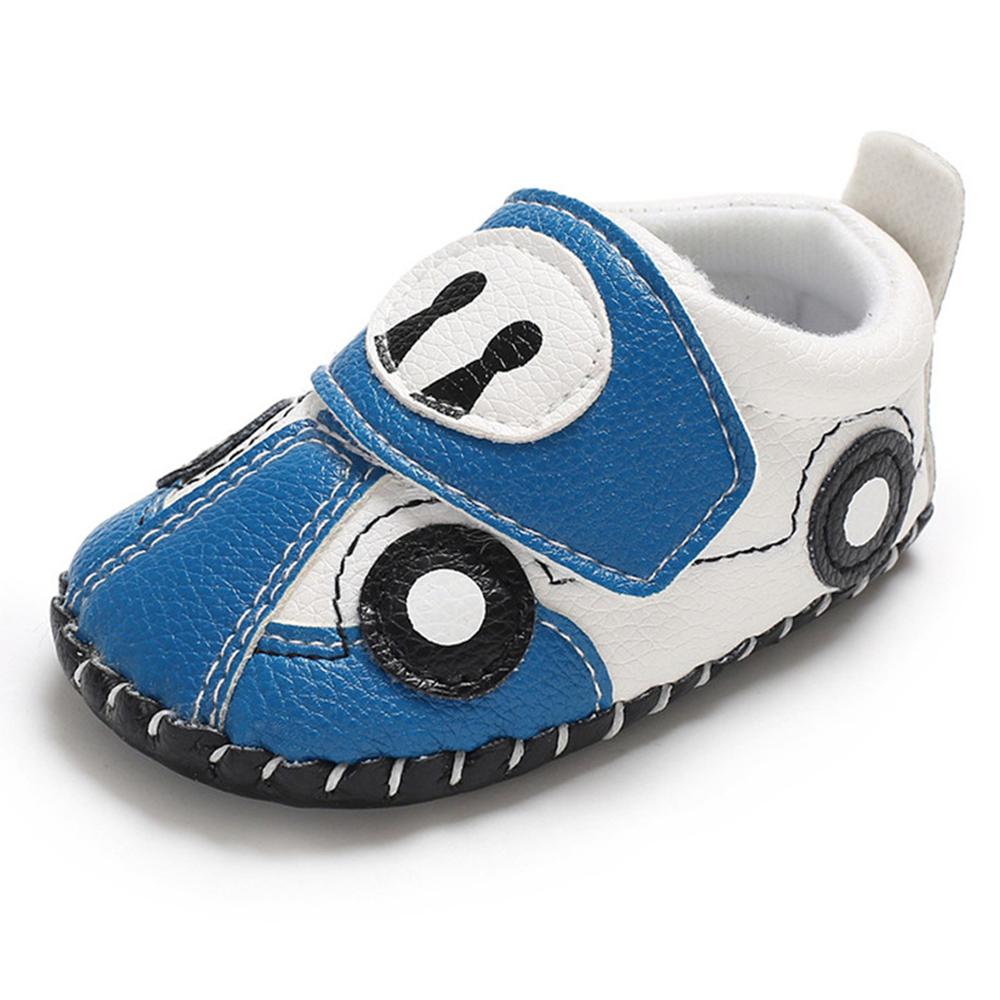 Baby Boys Cartoon Car Slip On Sneakers