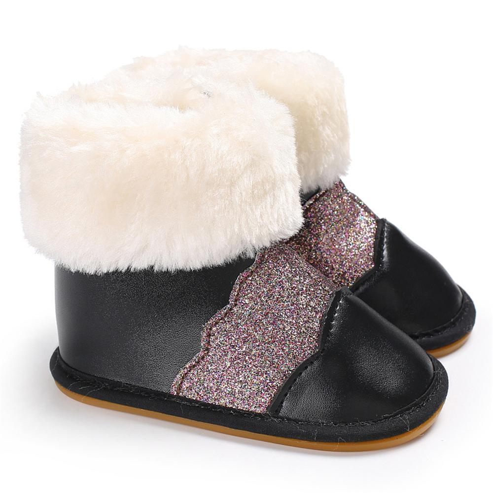 Baby Girls Casual Winter Fur Boots Cheap Kid Shoes Wholesale