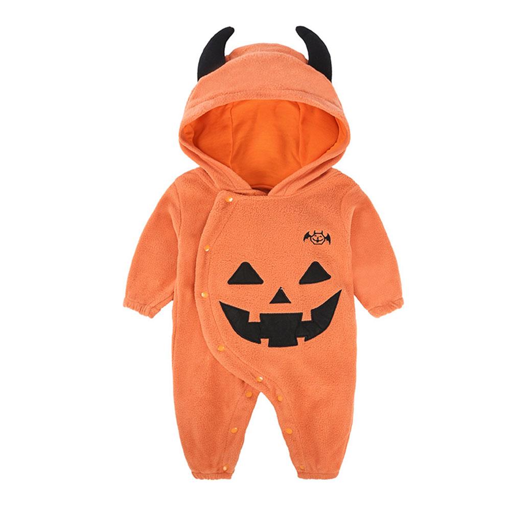 Baby Cute Halloween Bat Print Romper