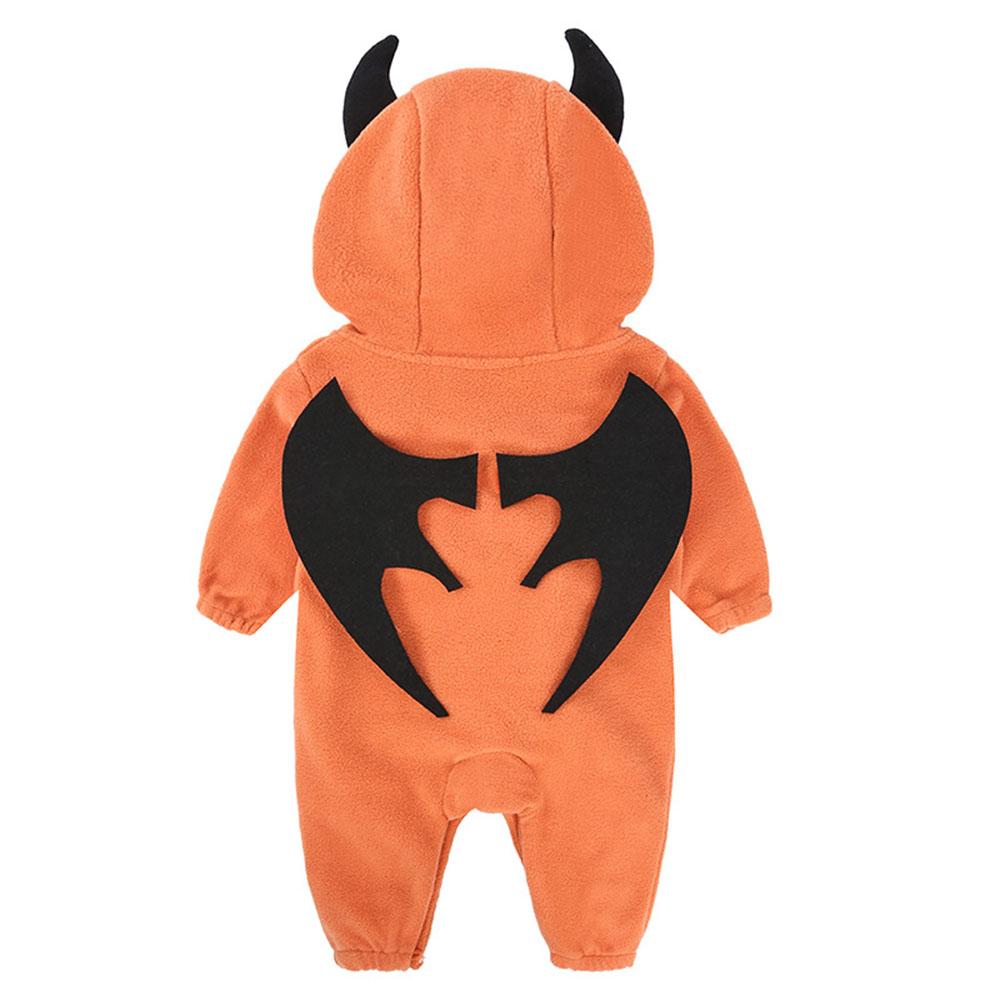 Baby Cute Halloween Bat Print Romper