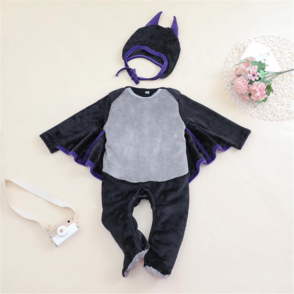 Baby Boys Halloween Bat Romper & Hat Baby Romper Wholesale